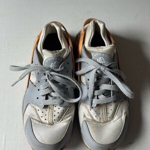 Gray and Orange Nike Sneakers